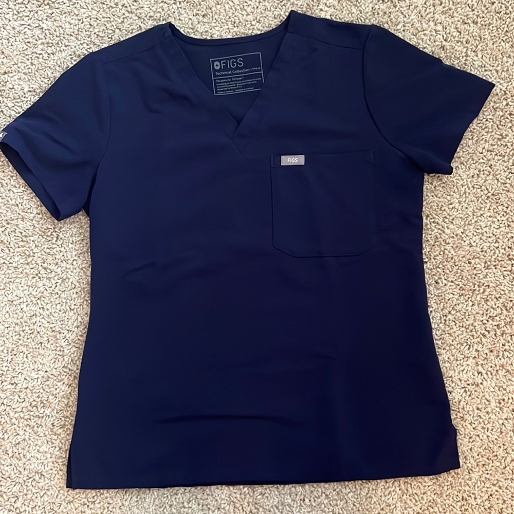 Figs Catarina top Navy Blue- XXS/P